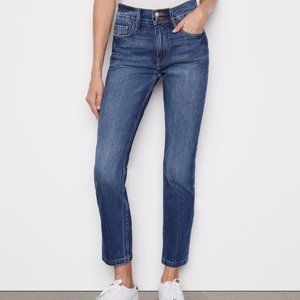 FRAME Denim Le Sylvie Straight High-Rise